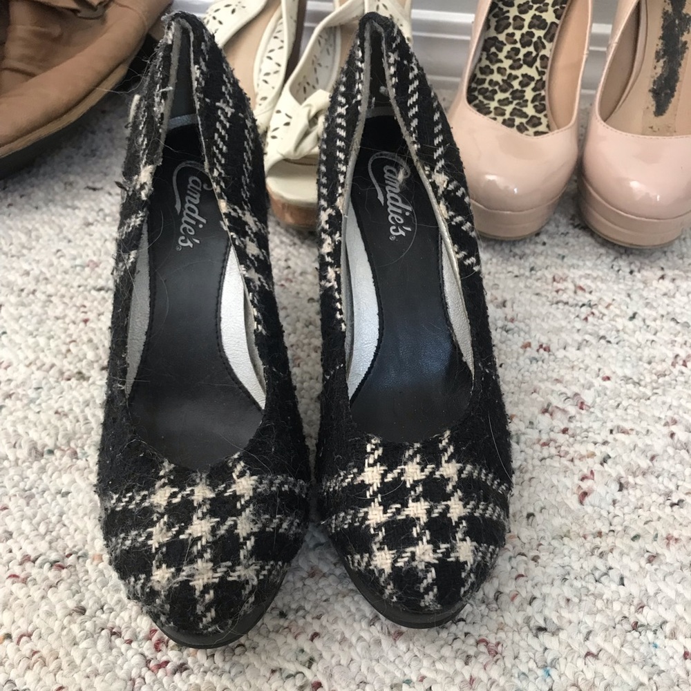 Plaid Heels